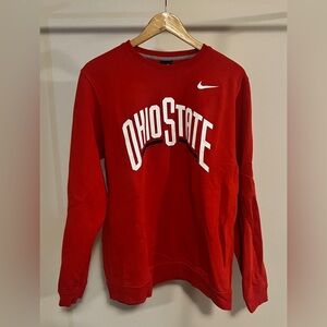 Nike Red Ohio State Crewneck Sweatshirt